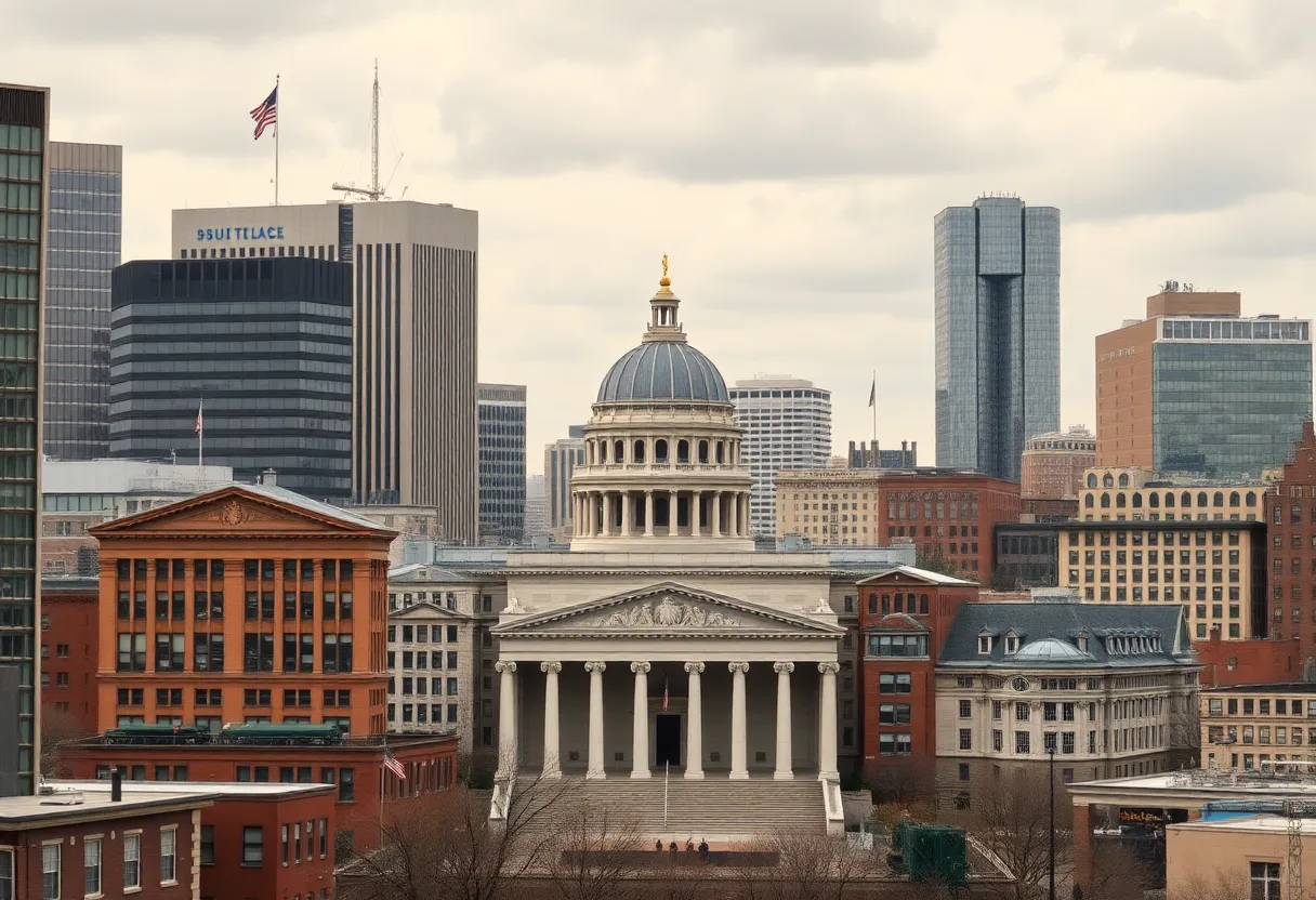 Boston skyline representing the sanctuary city lawsuit