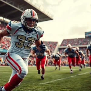 Running back showcasing resilience on the football field