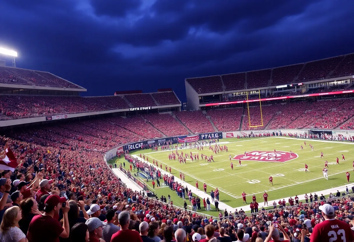 Mississippi State Bulldogs playing against Arizona State Sun Devils in a thrilling college football game.