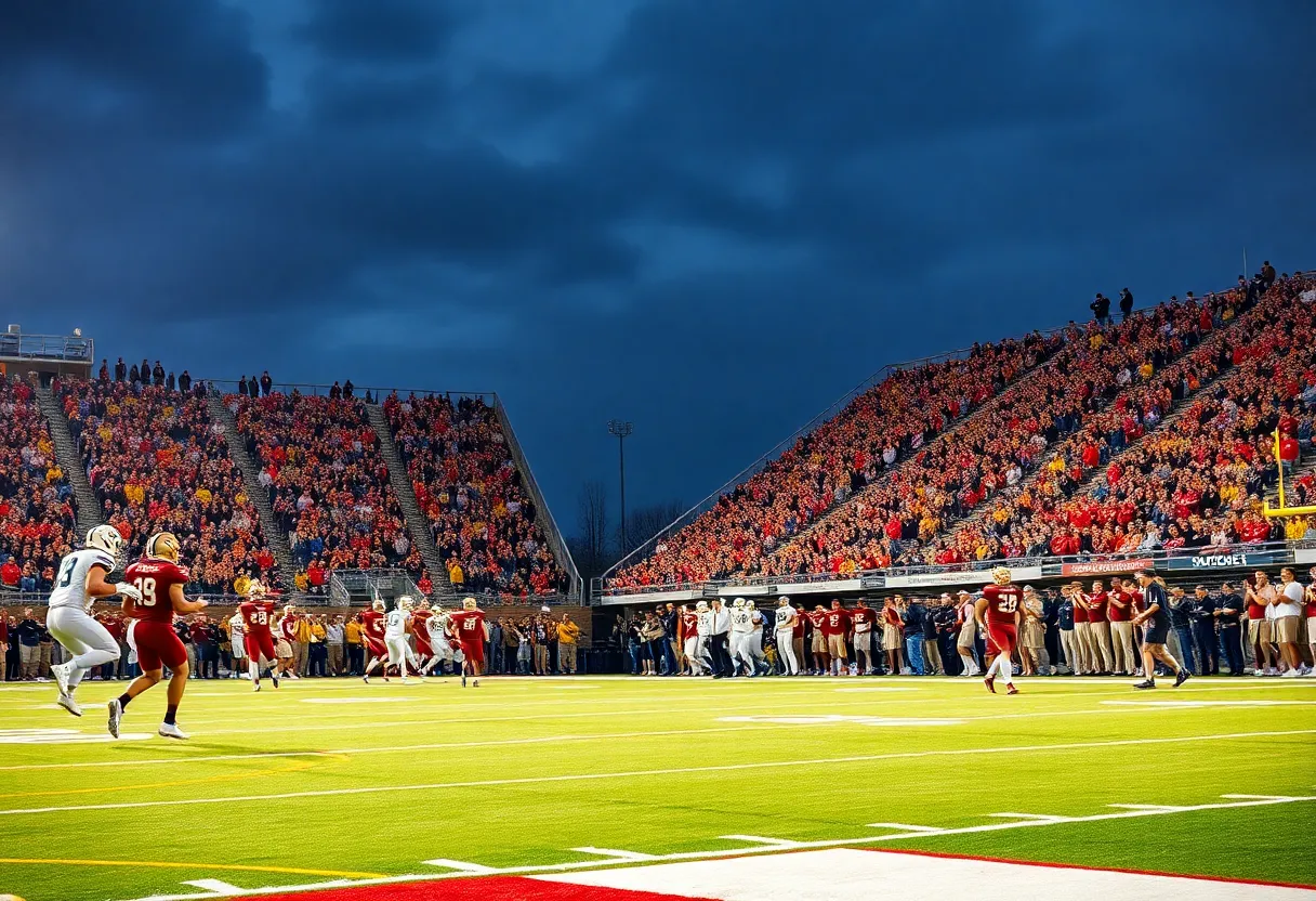 Action from the Mississippi State football game against Southern Miss