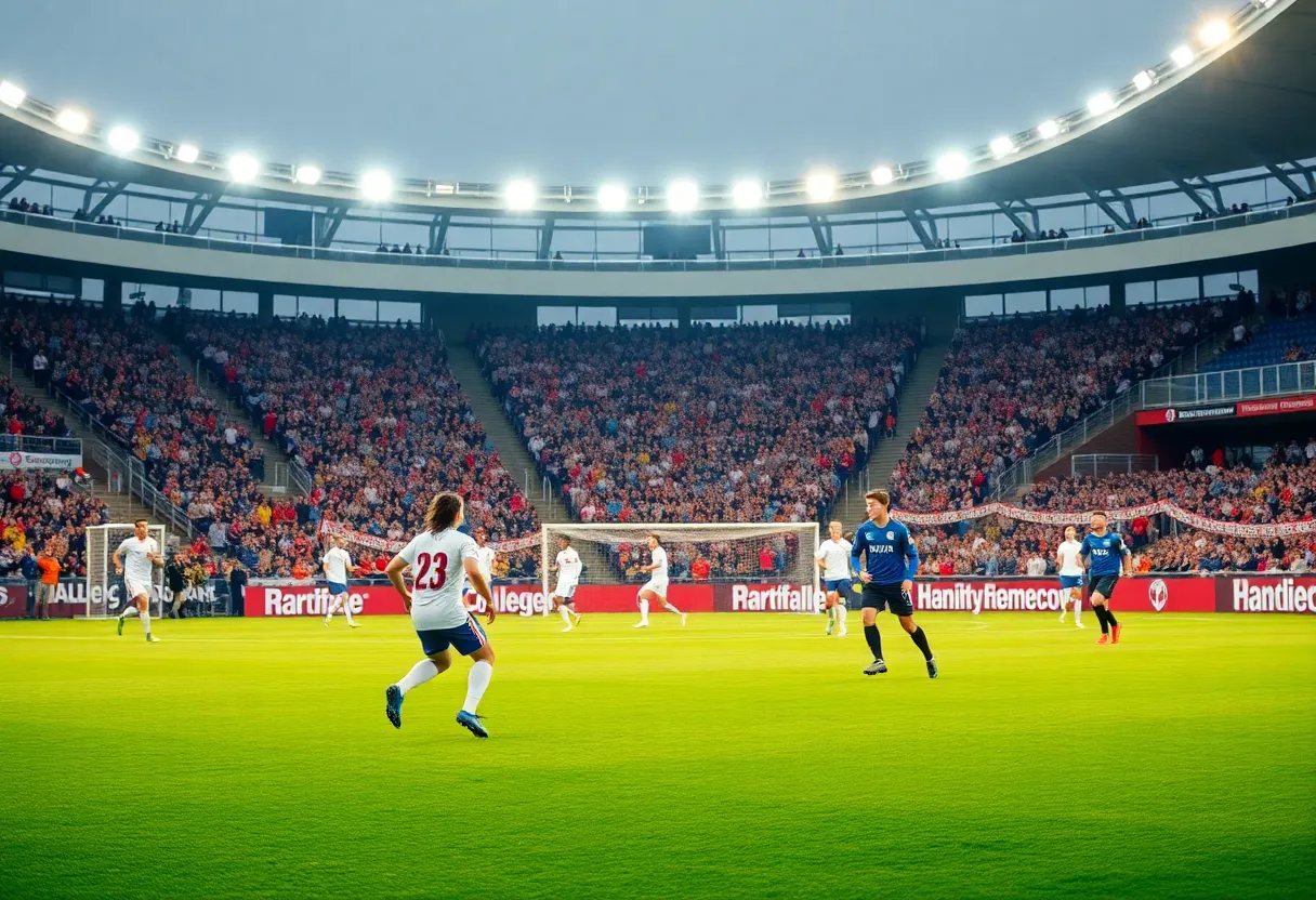 Mississippi State women's soccer team competing against Tennessee Volunteers