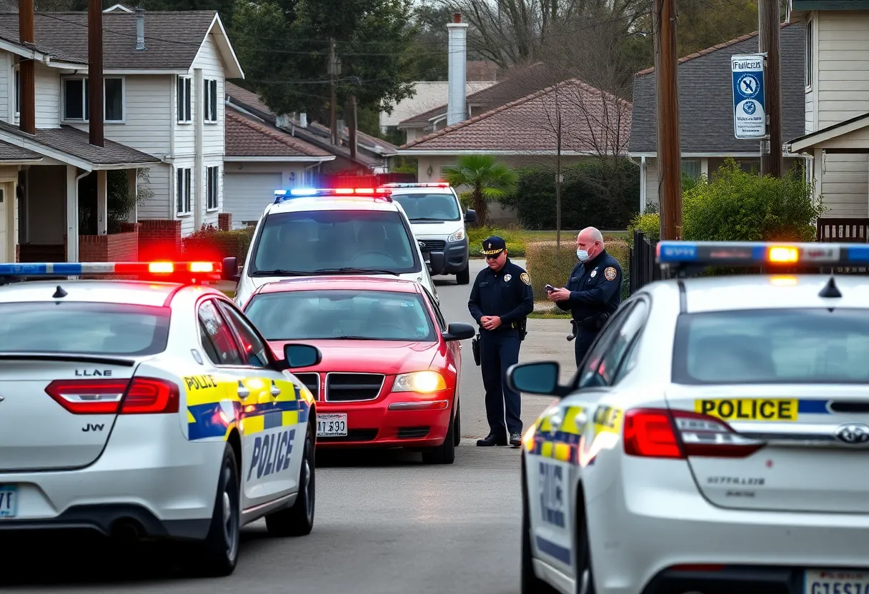Law enforcement officers conducting an operation against drug trafficking.