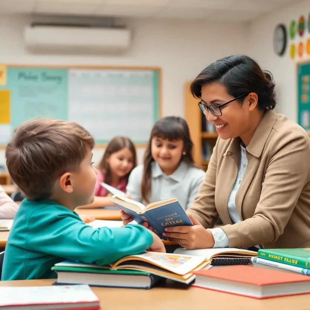Classroom activities highlighting the spirit of learning and teaching
