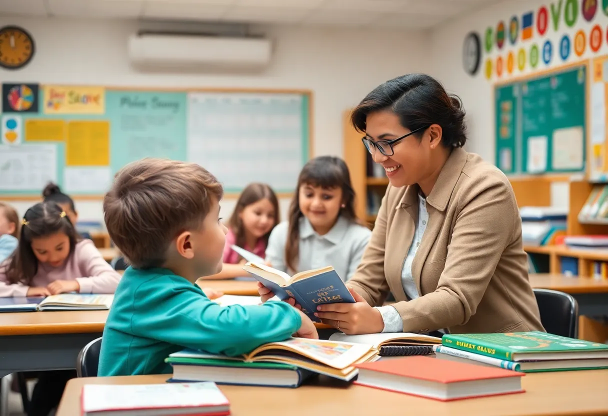 Classroom activities highlighting the spirit of learning and teaching