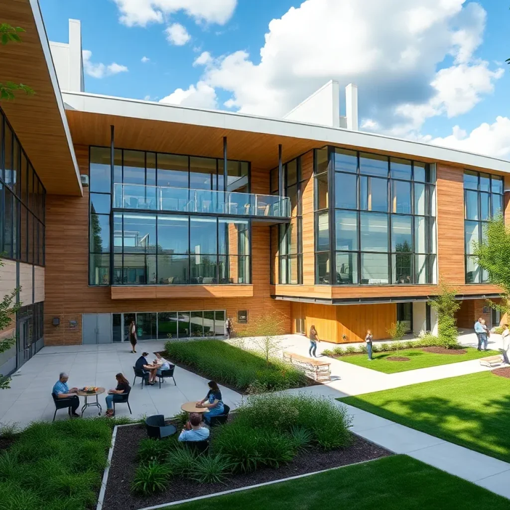 Concept design for Starkville High School on MSU campus