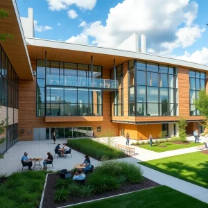 Concept design for Starkville High School on MSU campus