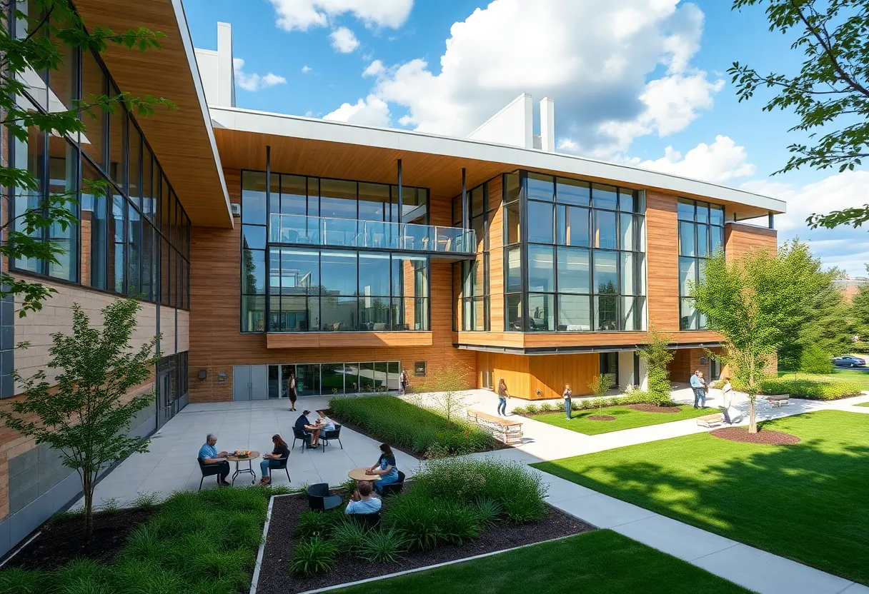 Concept design for Starkville High School on MSU campus