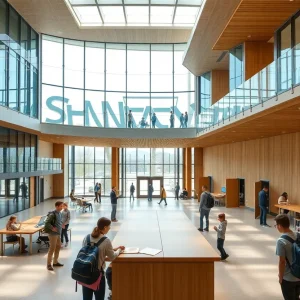 Architectural design of the new Starkville High School