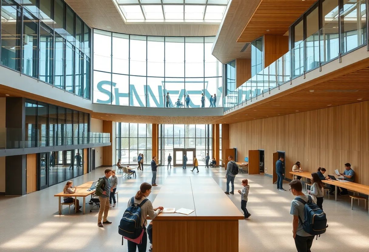 Architectural design of the new Starkville High School