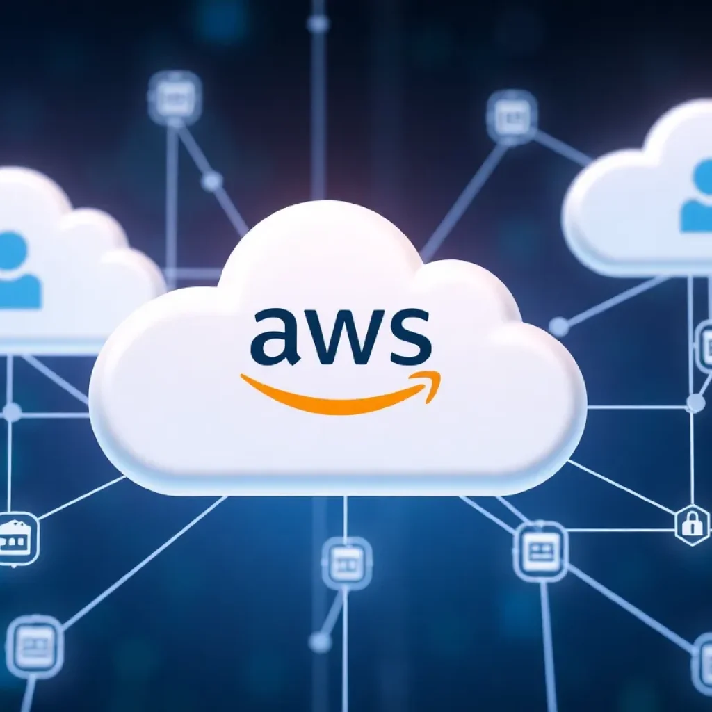 Visual representation of AWS account management