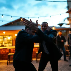 Abstract representation of conflict illustrating tension and anger.