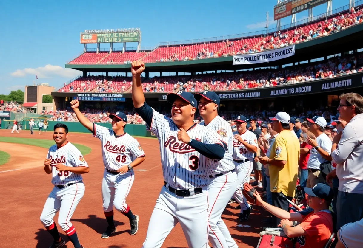 Scene from the Farm Bureau Diamond Dawg Classic event at Dudy Noble Field.