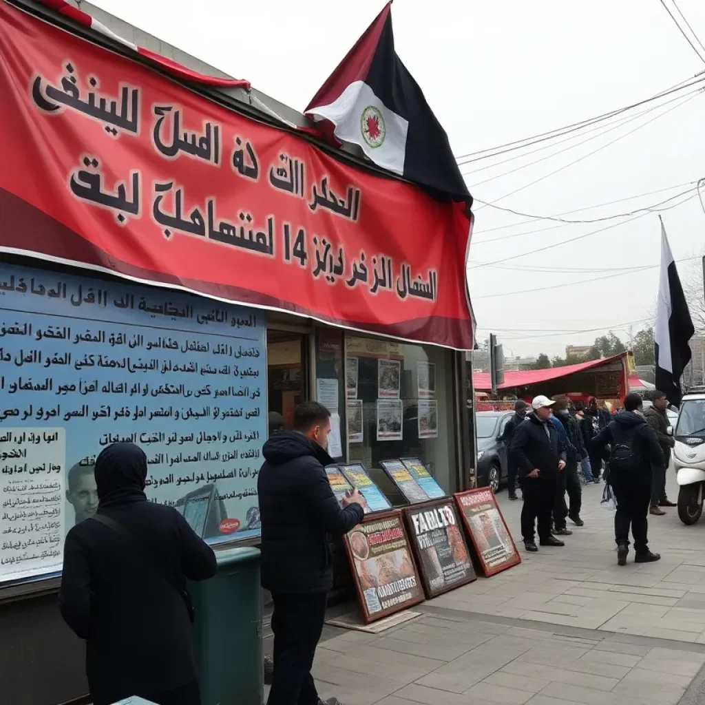 Visual representation of radical media promoting extremist ideologies.