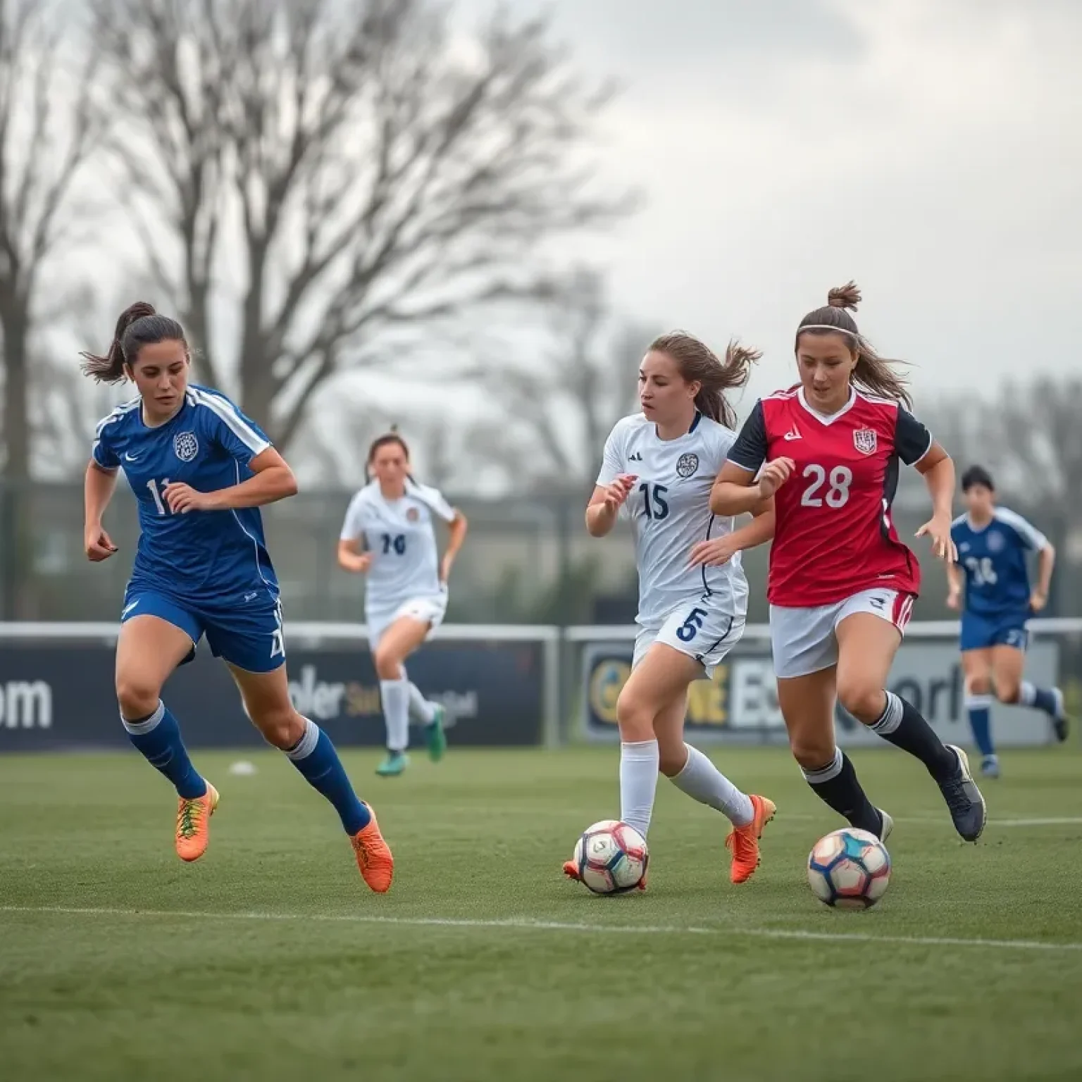 Mississippi State soccer team in action during a match against Georgia