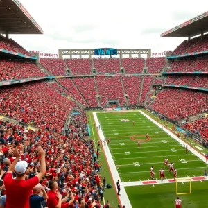 Texas Longhorns vs Mississippi State Bulldogs football game